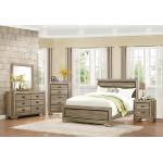 Beechnut Panel Bedroom Set 4 Pc - Light Elm